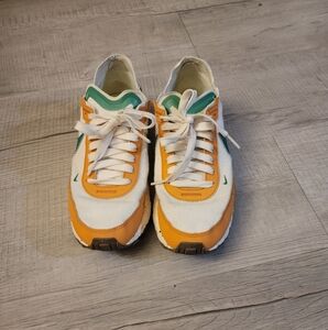 Nike White and Orange Athletic Shoes